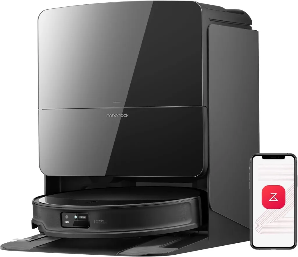 Roborock Saros 10R – 22.000Pa Saugroboter mit Wischfunktion (Ultra Slim 7,98cm)
